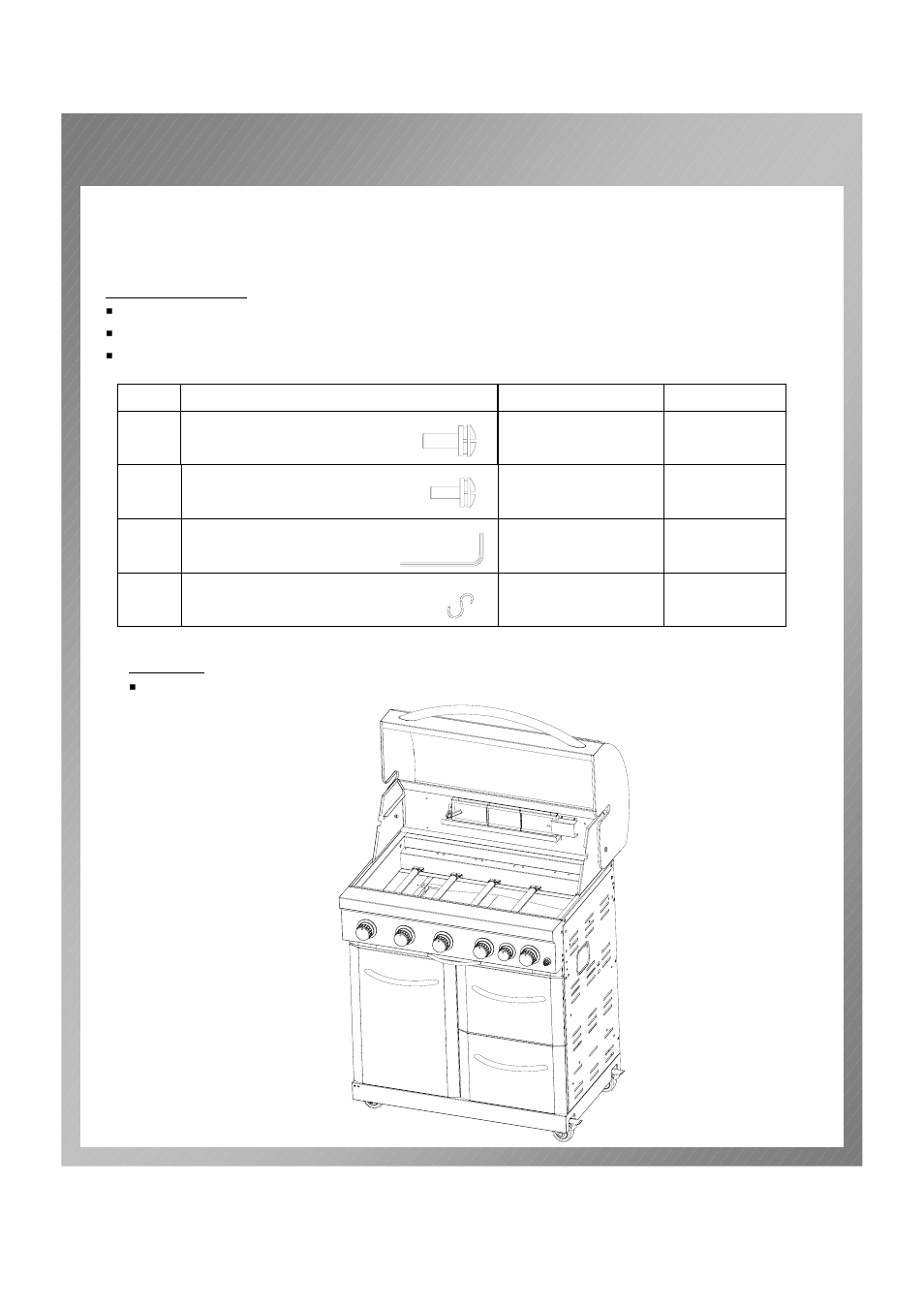 Assembly instructions, Step i | Permasteel PG-50506SRLA User Manual | Page 8 / 31