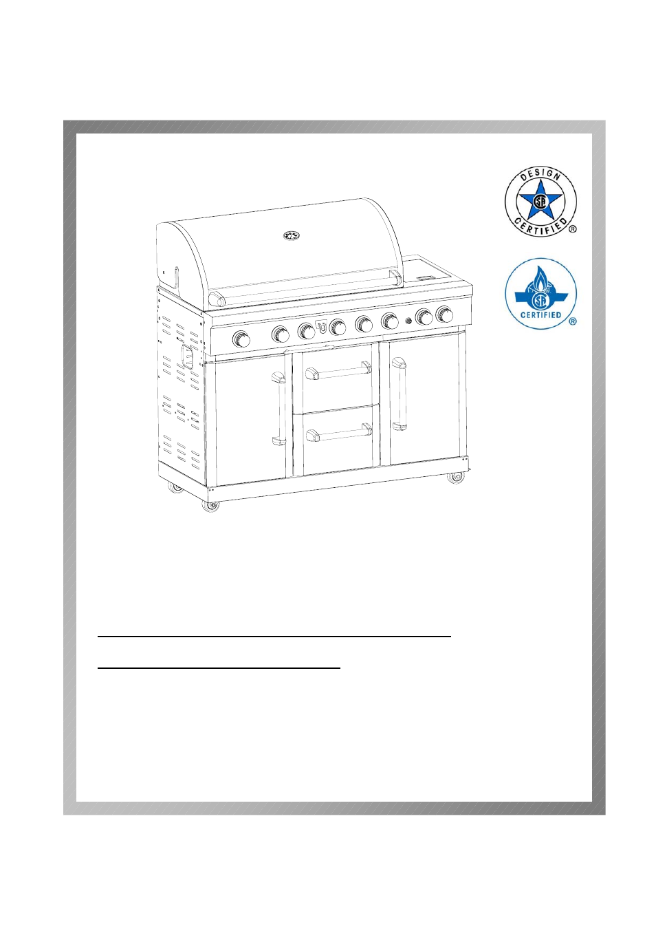 Permasteel PG-50601SRL(N) User Manual | 37 pages