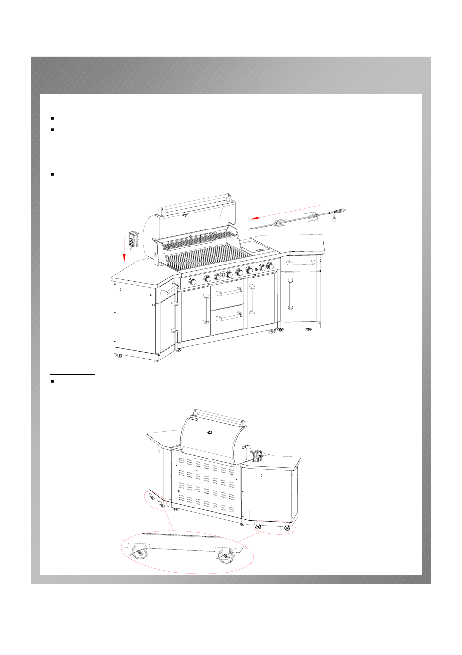 Assembly instructions | Permasteel PG-50601SRL(N) User Manual | Page 19 / 37