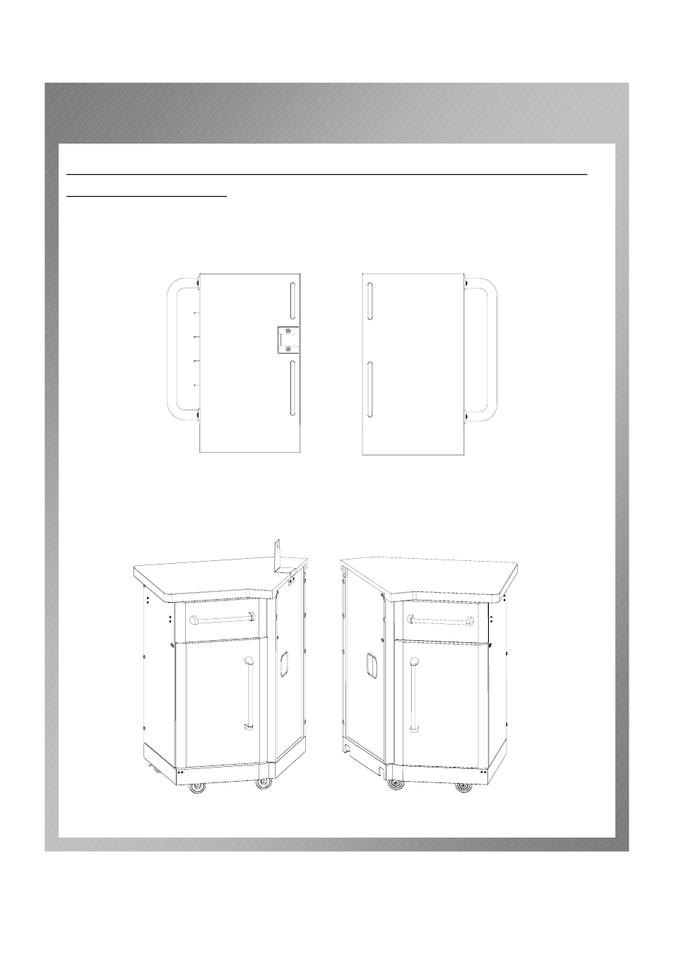 Optional sides for choice | Permasteel PG-50601SRL(N) User Manual | Page 8 / 37