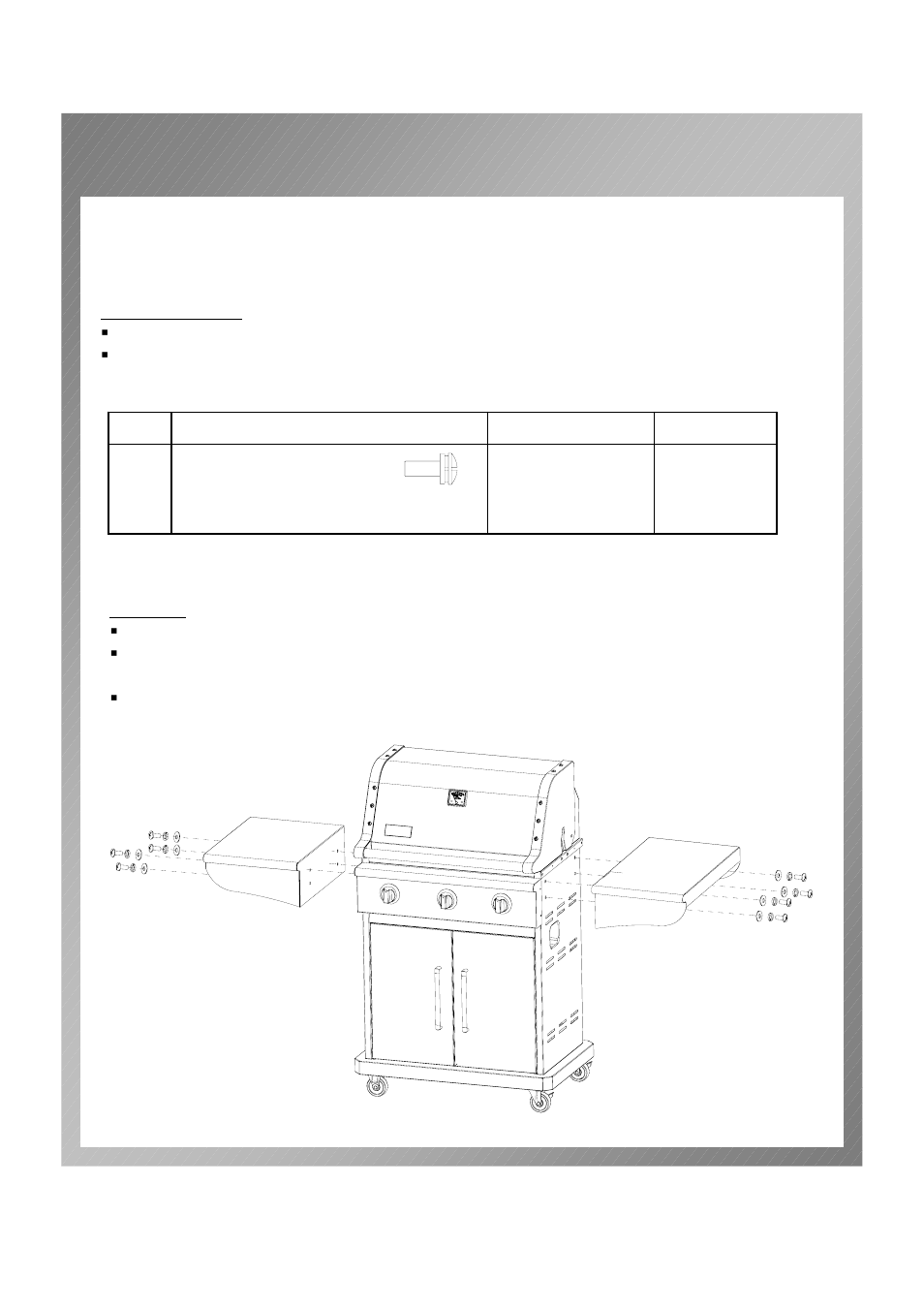Assembly instructions | Permasteel PG-4030000L User Manual | Page 7 / 19