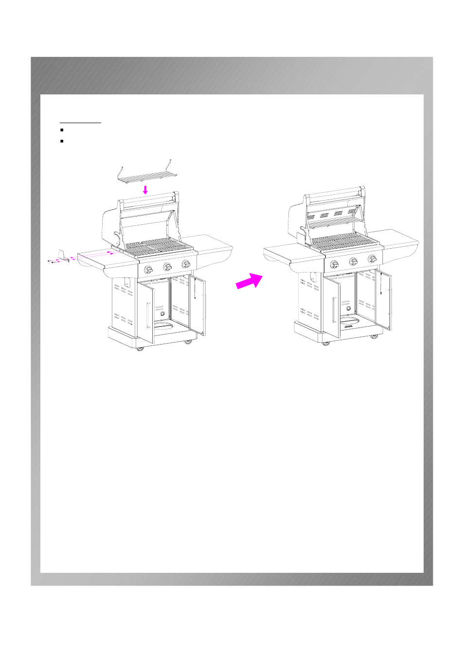 Assembly instructions | Permasteel PG-4030000L User Manual | Page 8 / 19