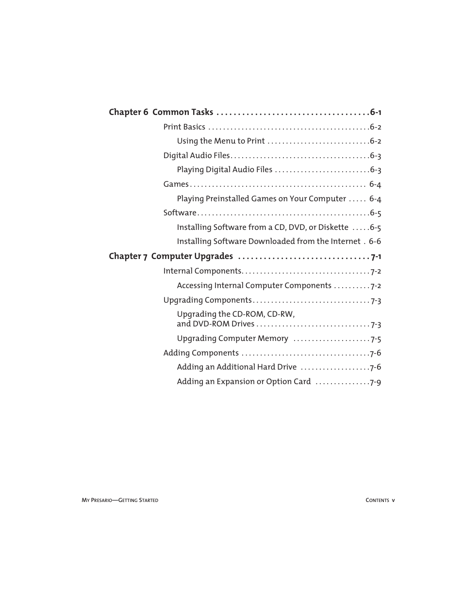 Compaq Presario User Manual | Page 8 / 96
