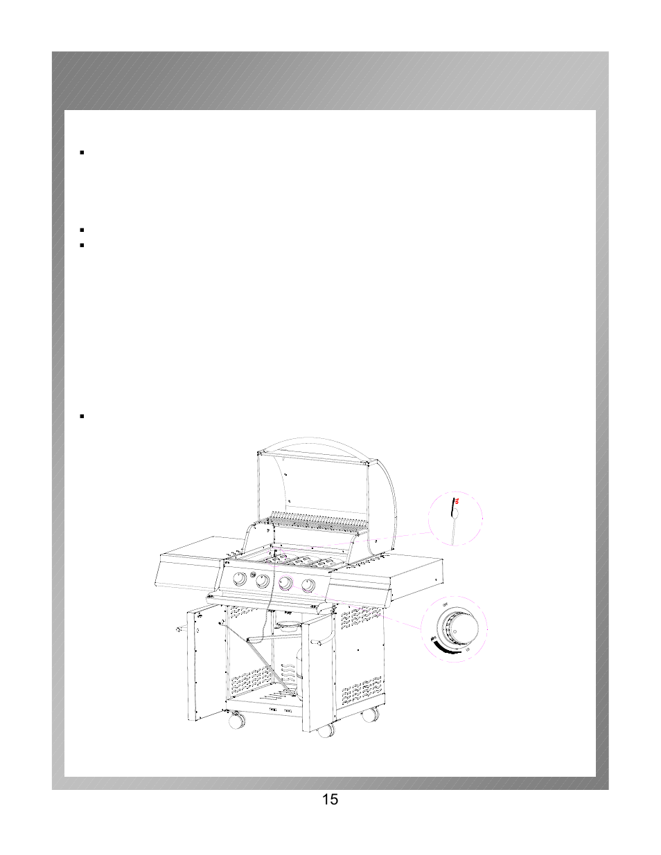 Grill lighting instruction | Permasteel TG-09P01-SB User Manual | Page 18 / 26