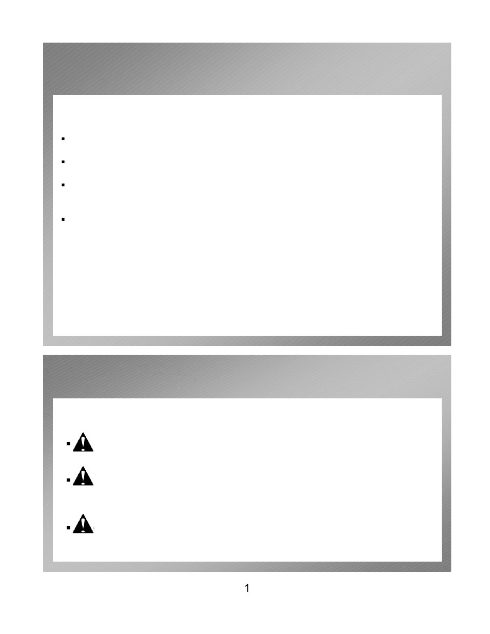 Message to our users safety symbols | Permasteel TG-09P01-SB User Manual | Page 4 / 26