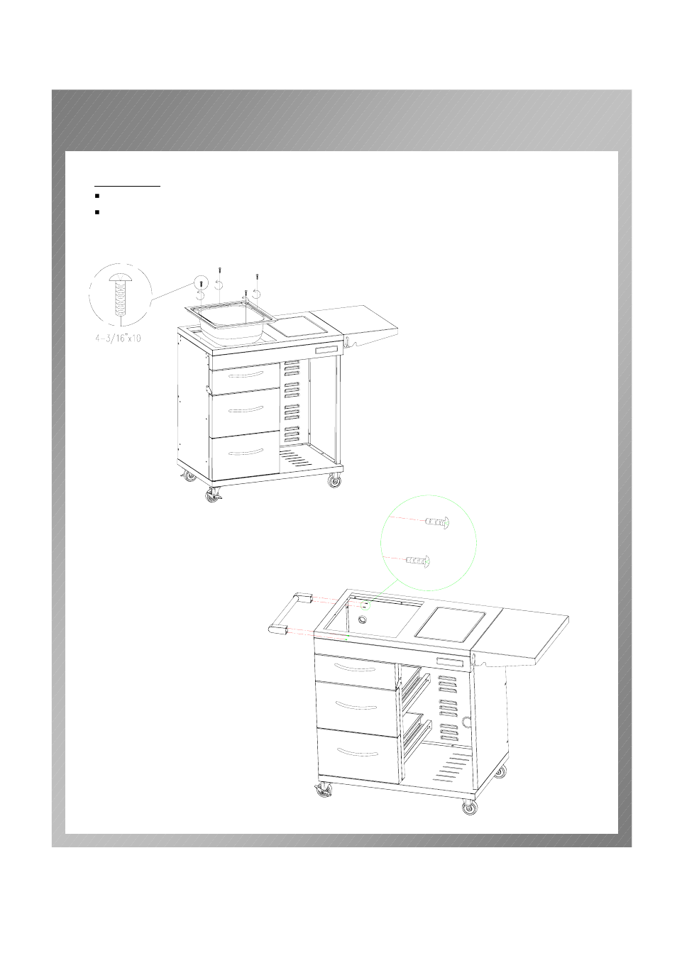 Assembly instructions | Permasteel PS-OK001 User Manual | Page 7 / 12