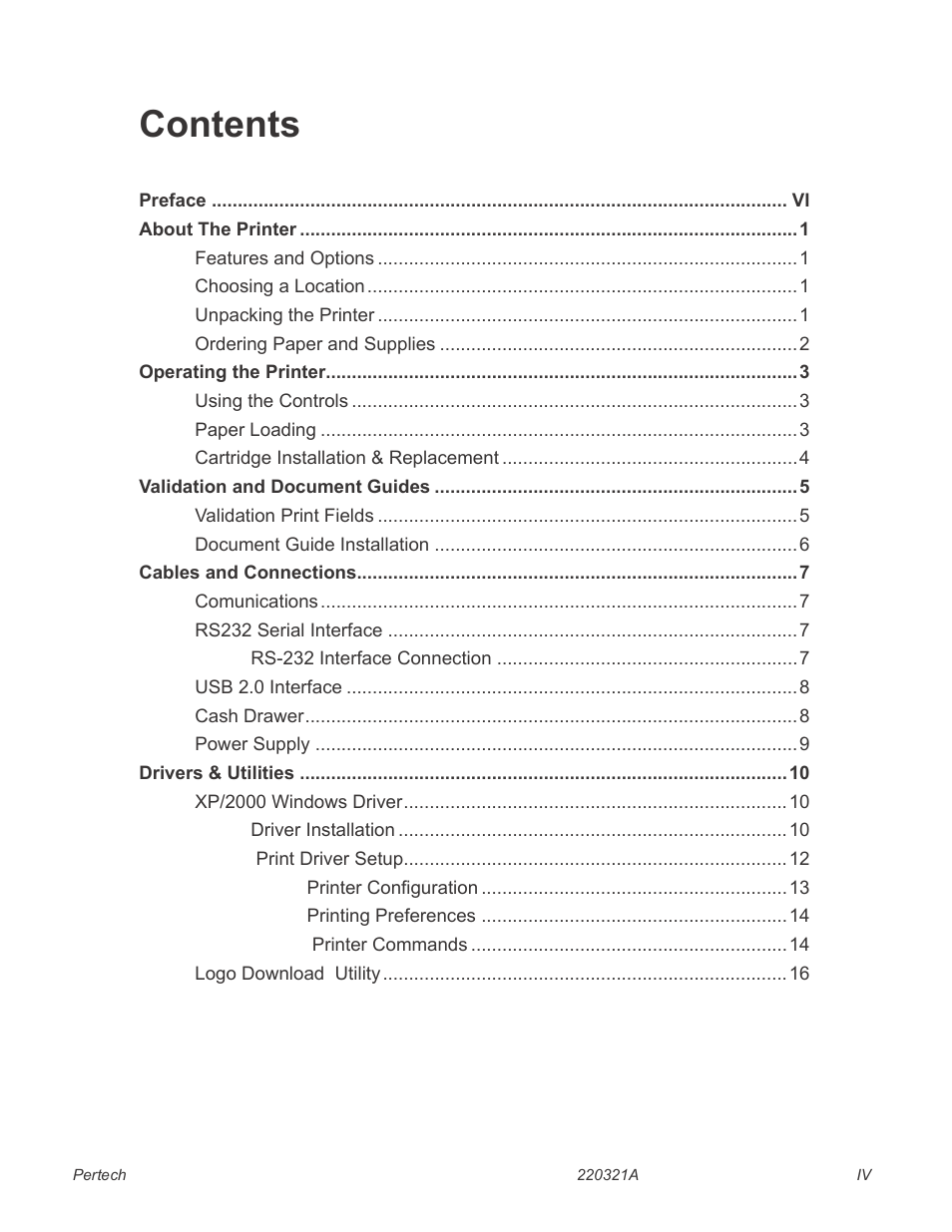 Pertech 5300 Series User Manual | Page 4 / 41