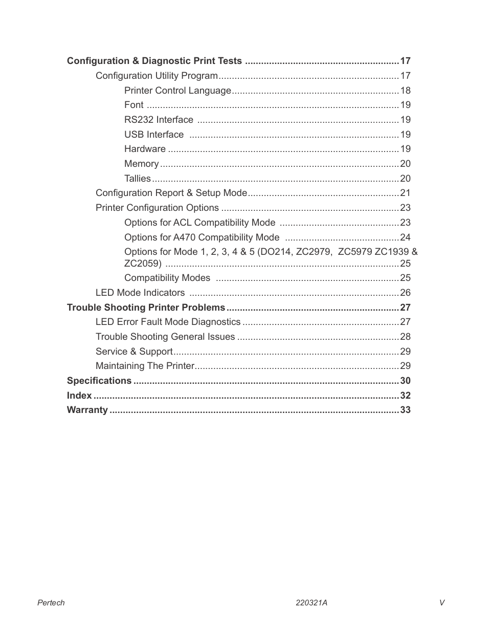 Pertech 5300 Series User Manual | Page 5 / 41