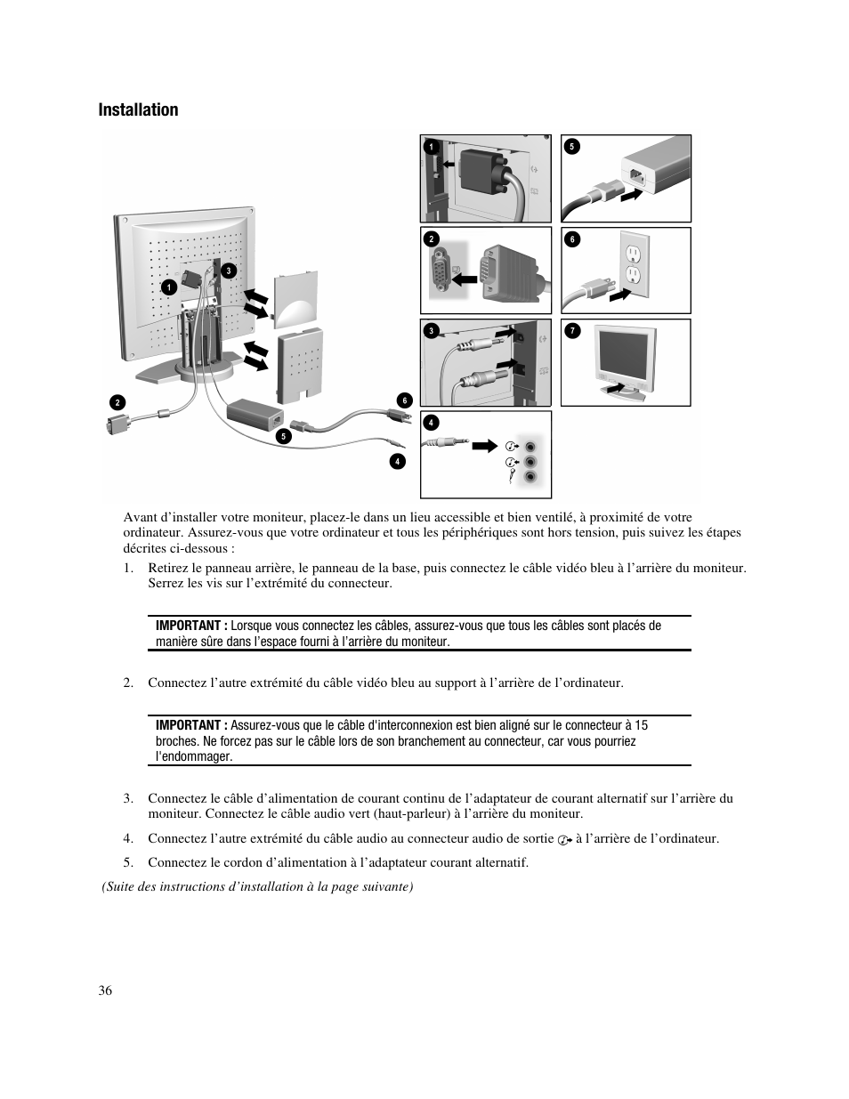 Installation | Compaq FP745A User Manual | Page 38 / 66