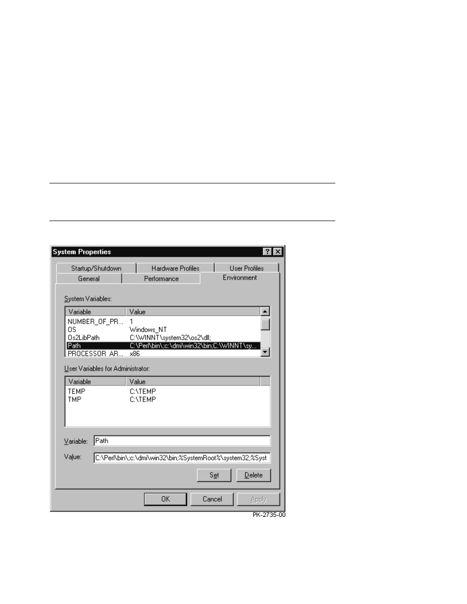 7 setting the path variable | Compaq GS320 User Manual | Page 238 / 290