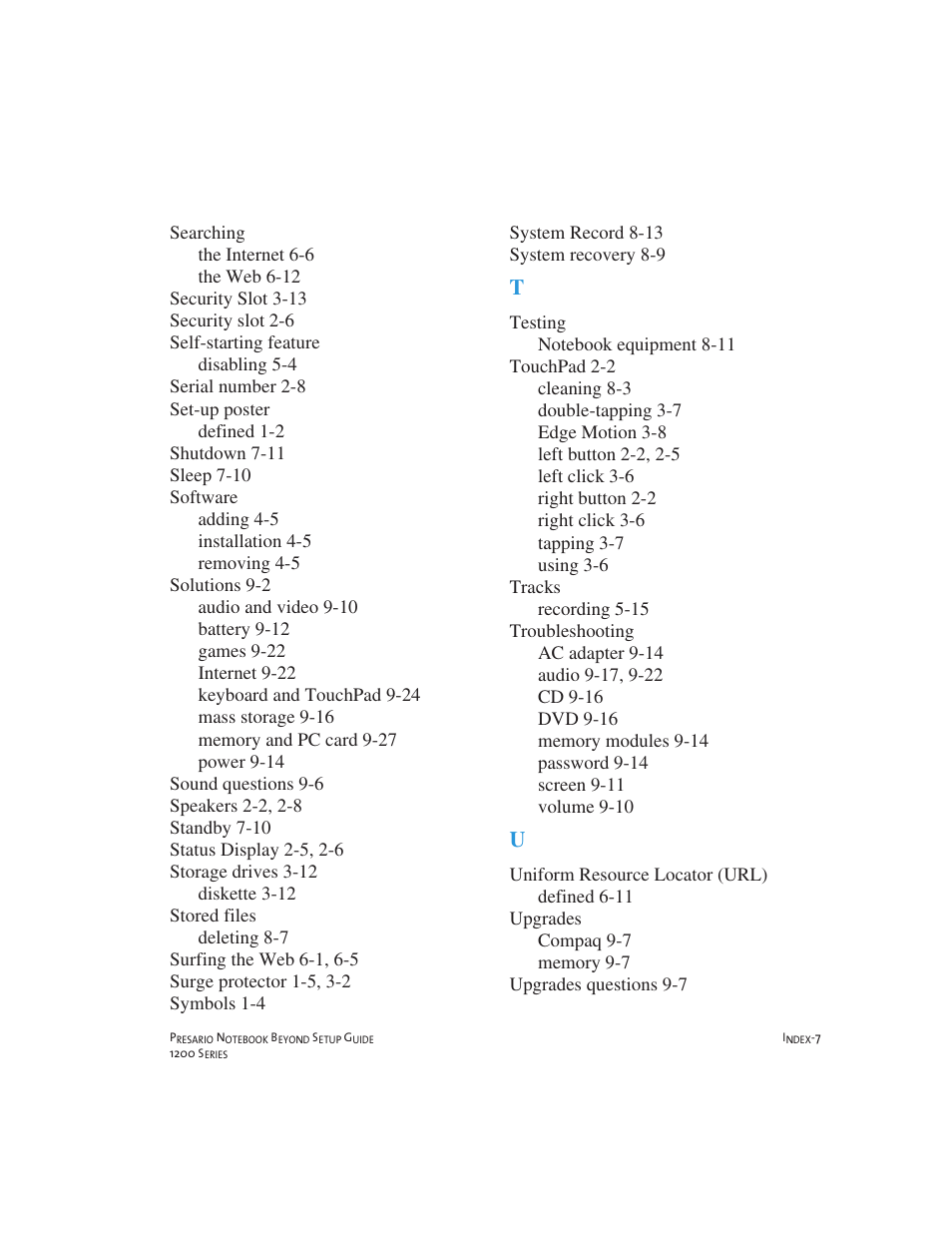 Compaq 1200 User Manual | Page 157 / 158