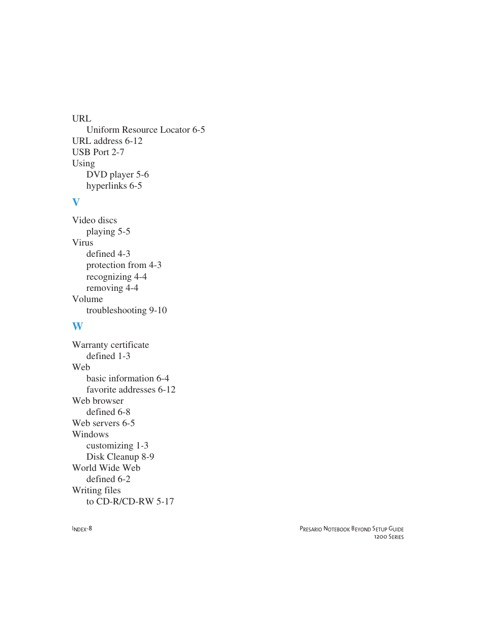 Compaq 1200 User Manual | Page 158 / 158