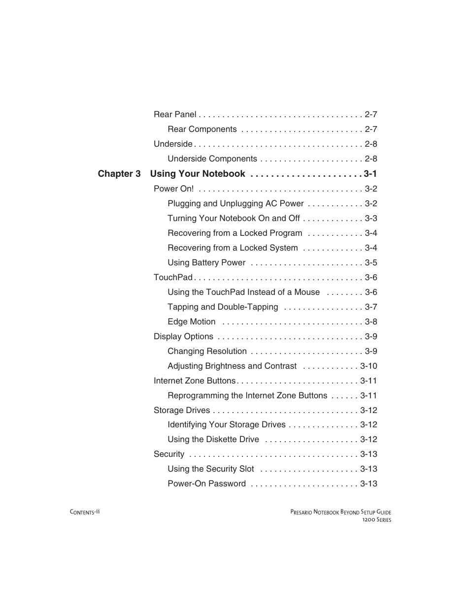 Compaq 1200 User Manual | Page 4 / 158