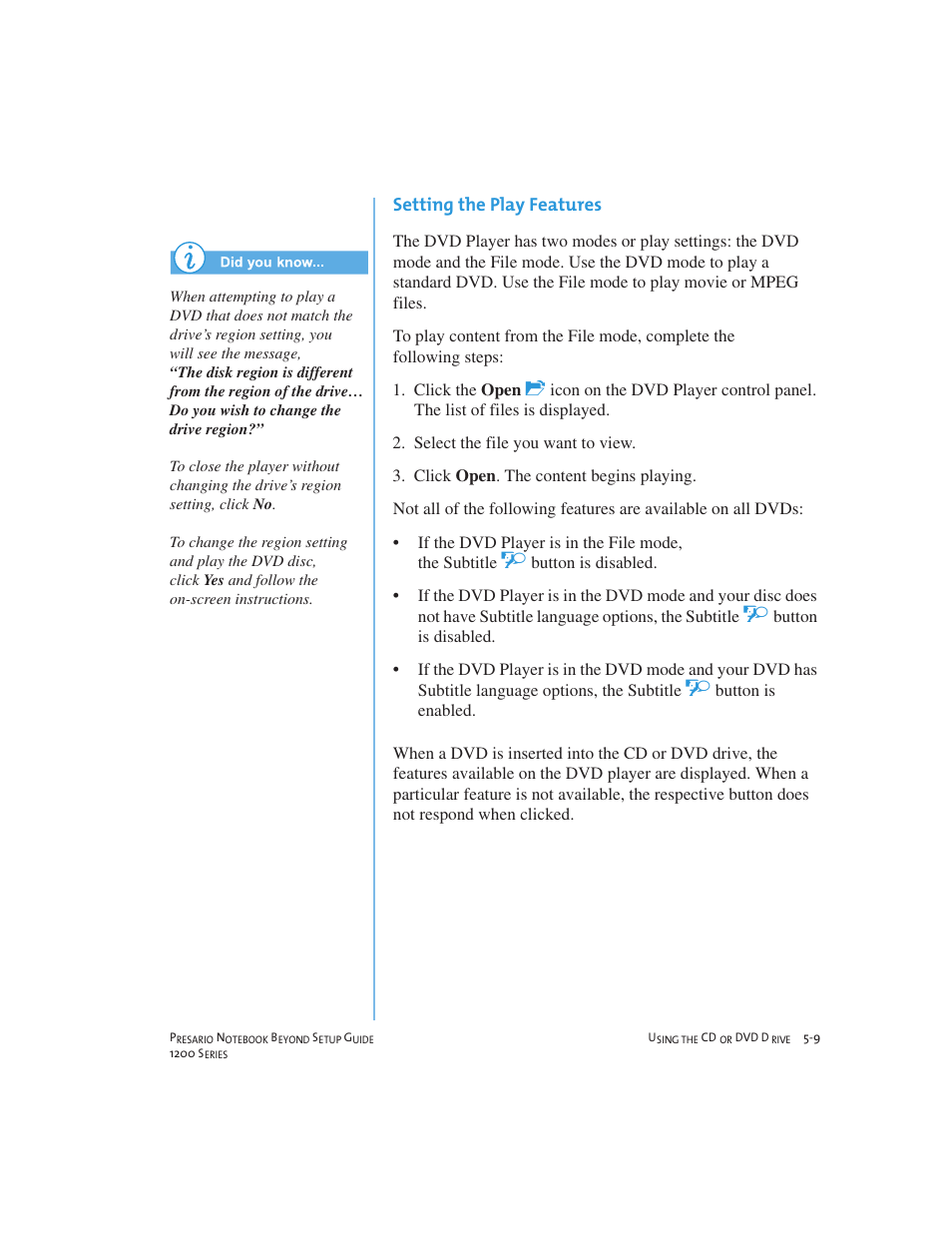 Compaq 1200 User Manual | Page 53 / 158