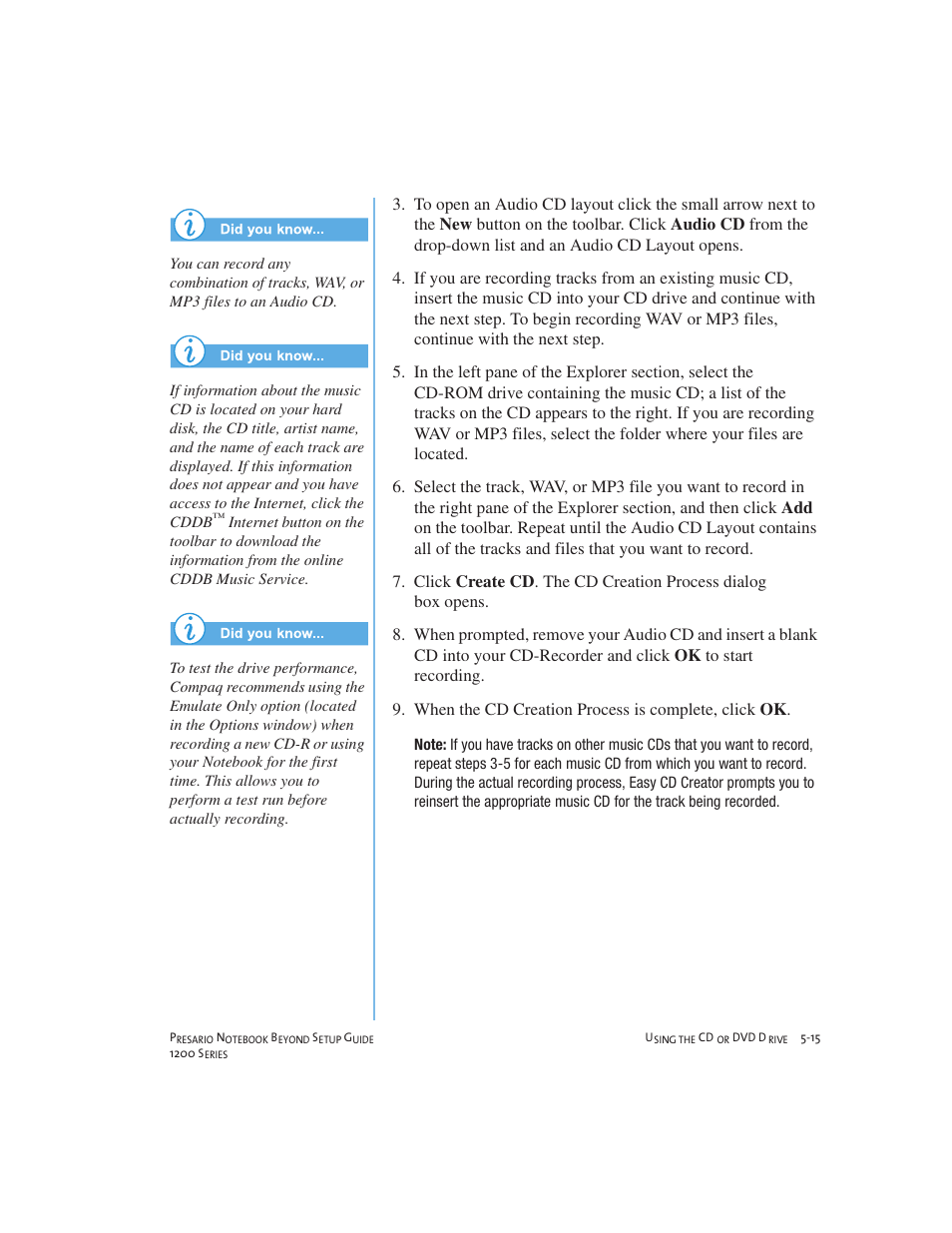 Compaq 1200 User Manual | Page 59 / 158