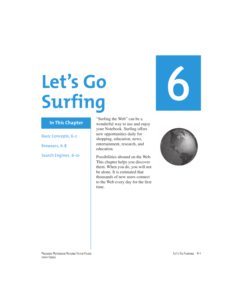 Lets go surfing | Compaq 1200 User Manual | Page 65 / 158