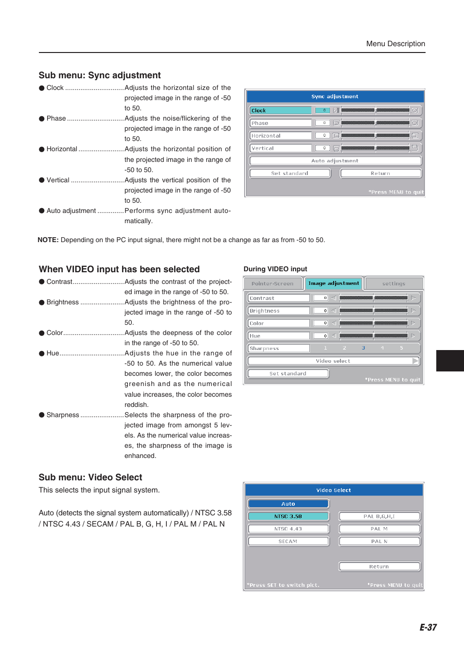 Compaq iP-60E User Manual | Page 38 / 50