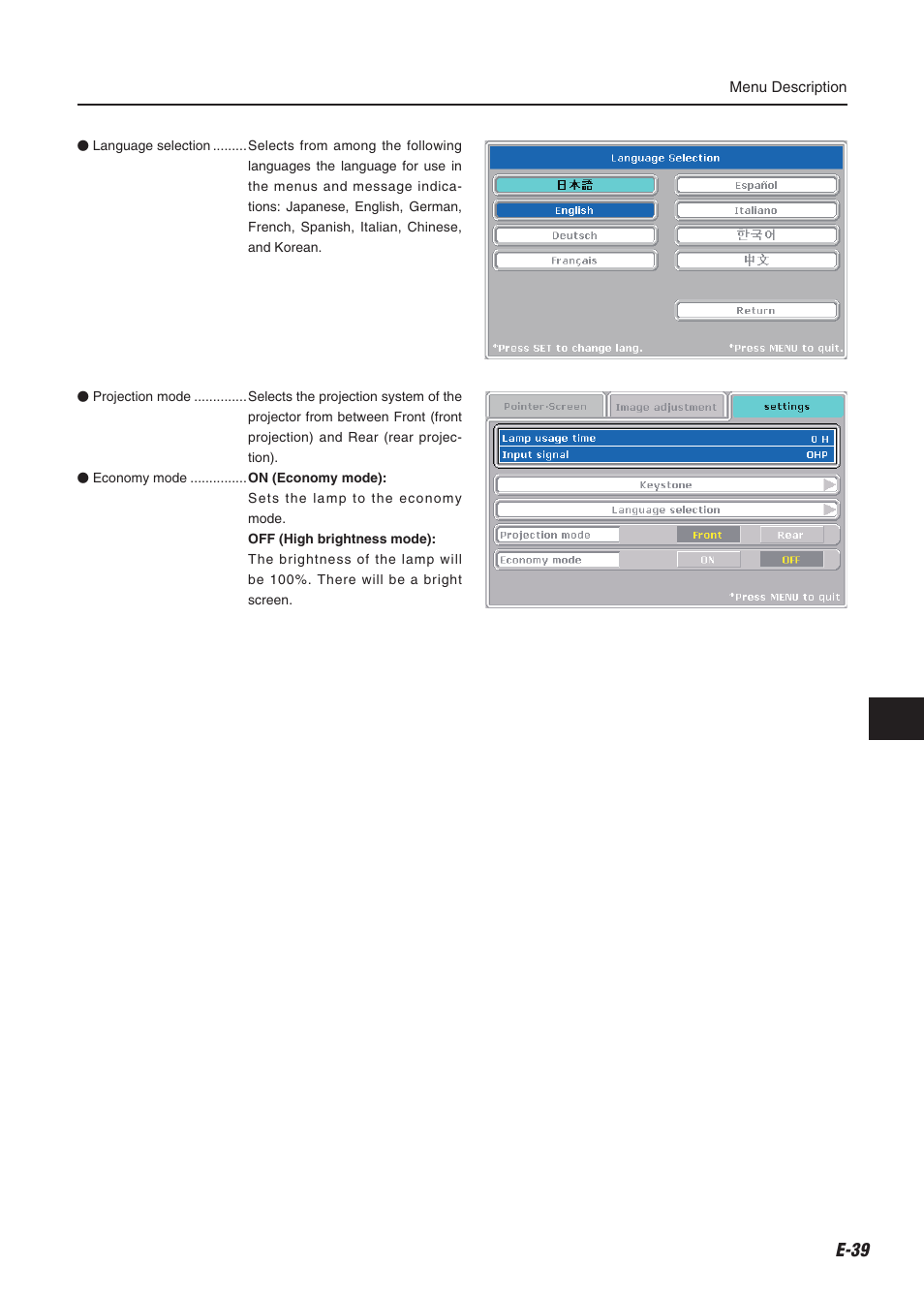 Compaq iP-60E User Manual | Page 40 / 50