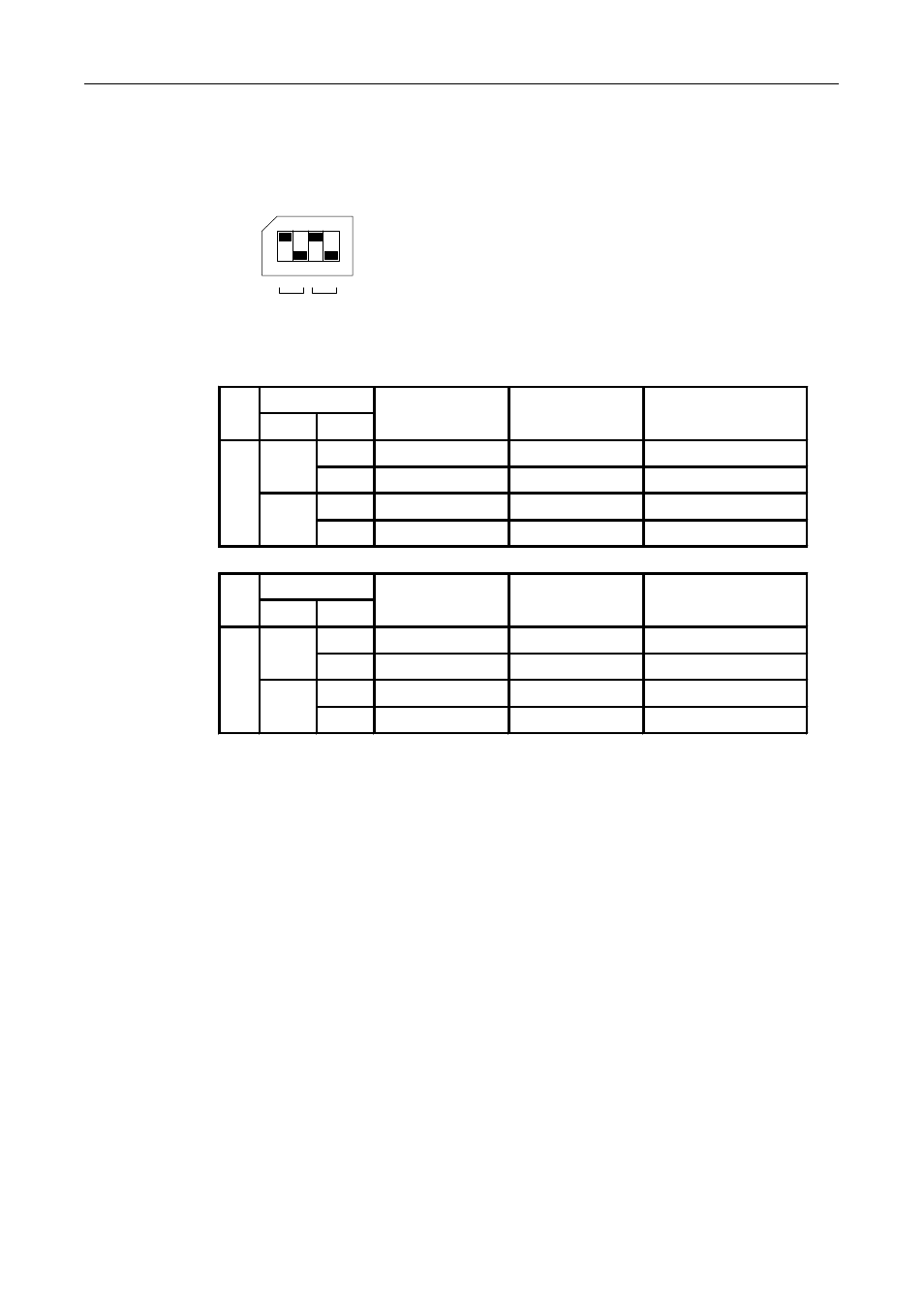 Setting procedure, Hardware setup com-2(pc)f 25 | Compaq Contec COM-2(PC)F User Manual | Page 34 / 77