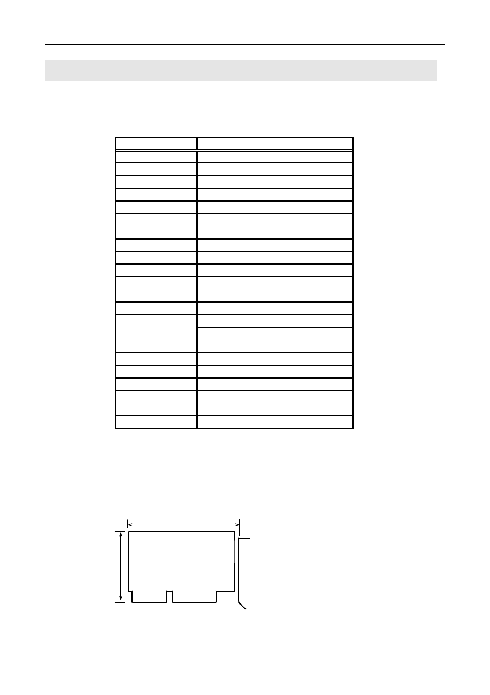 System reference, Specifications, System reference com-2(pc)f 33 | Table 4.1. specifications, Board dimensions | Compaq Contec COM-2(PC)F User Manual | Page 42 / 77