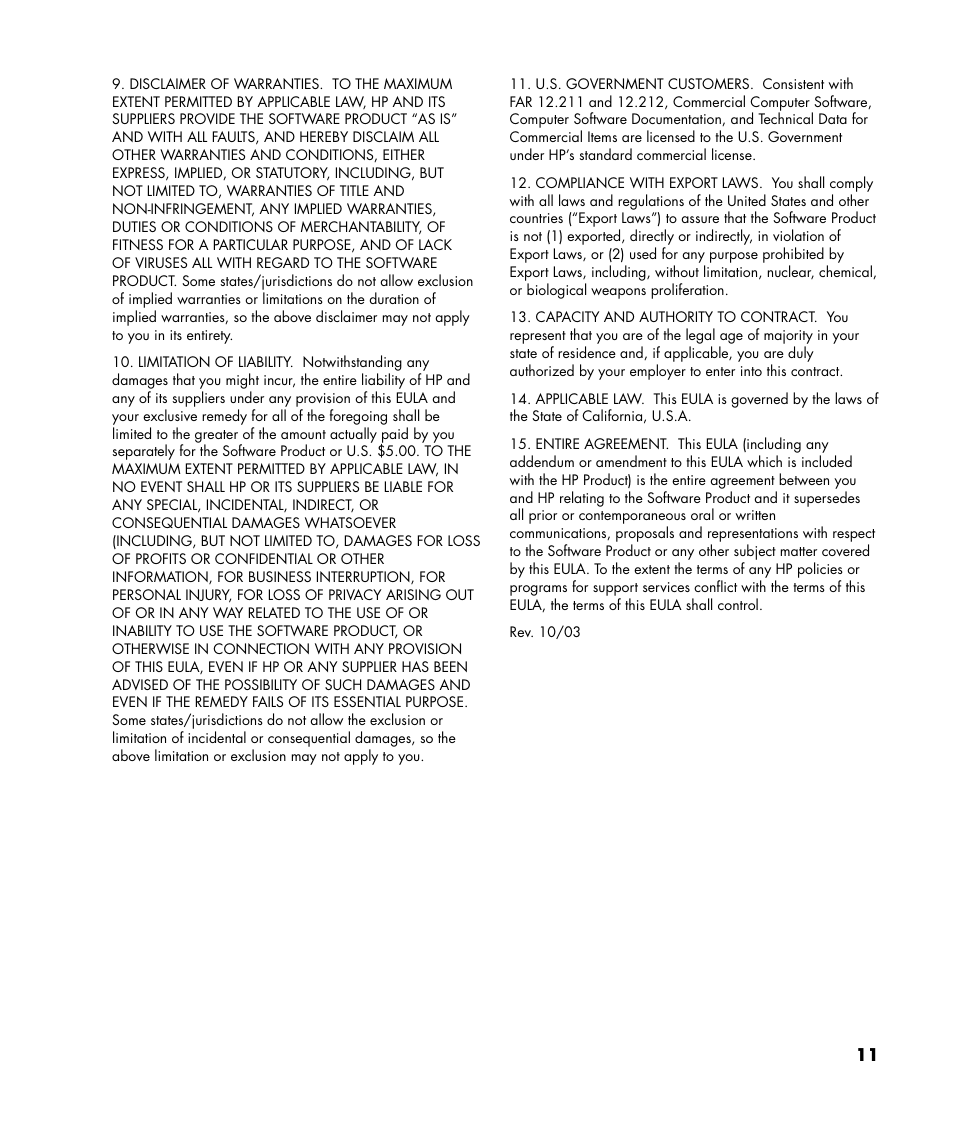 Compaq SR1677CF User Manual | Page 11 / 16