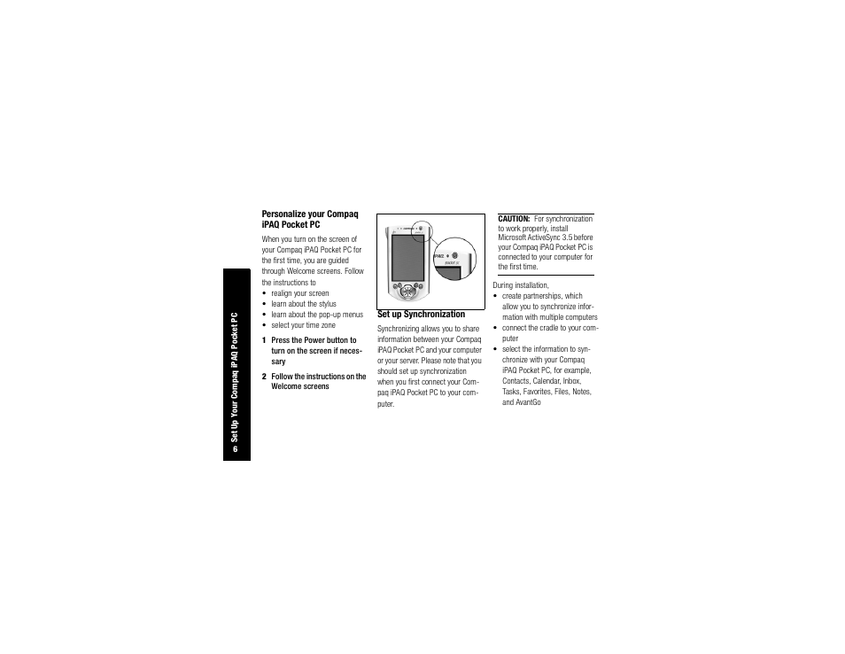 Compaq IPAQ H3700 User Manual | Page 10 / 56