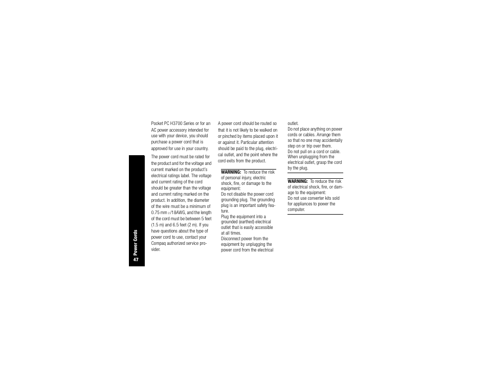 Compaq IPAQ H3700 User Manual | Page 51 / 56
