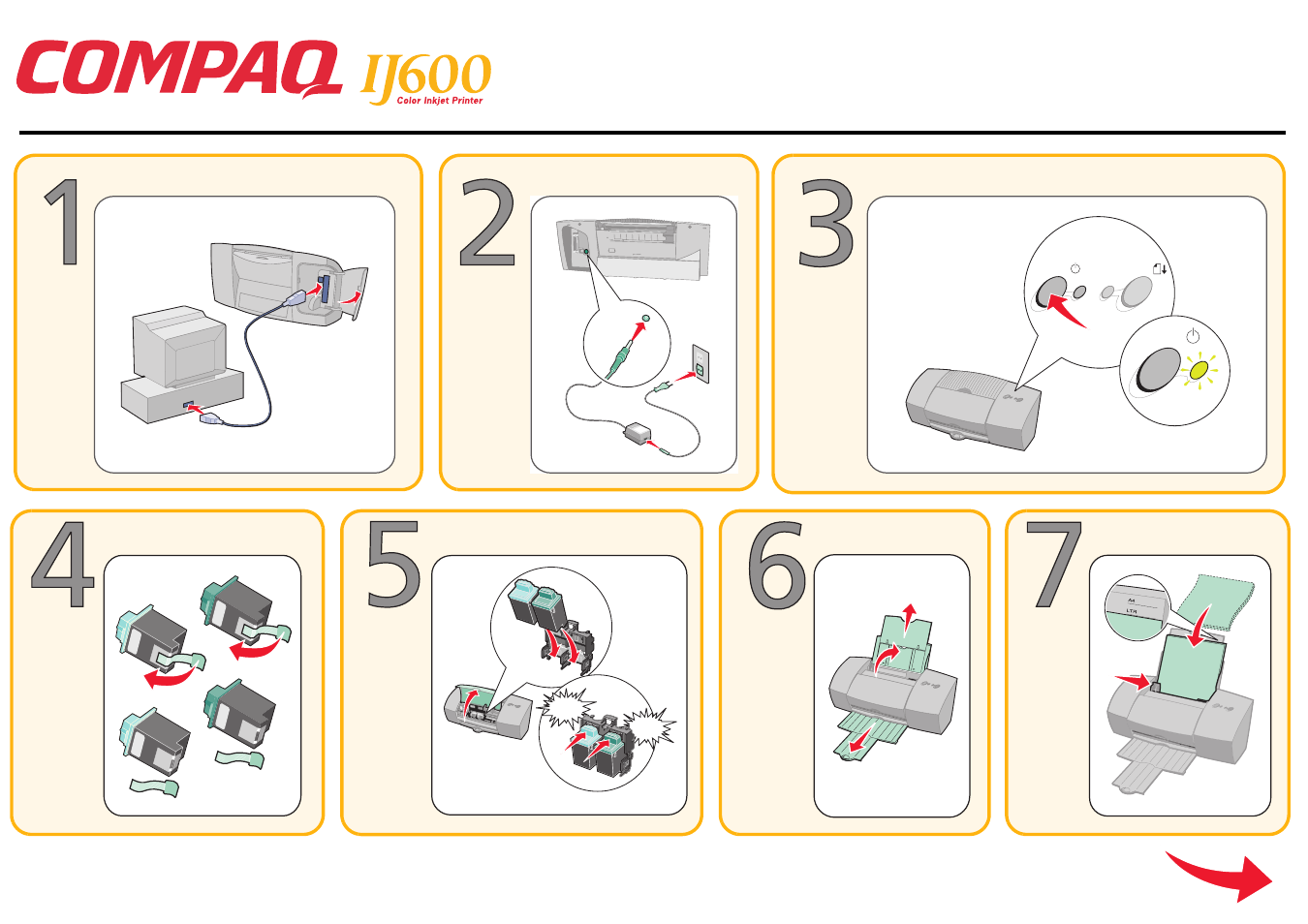 Compaq IJ600 User Manual | 2 pages