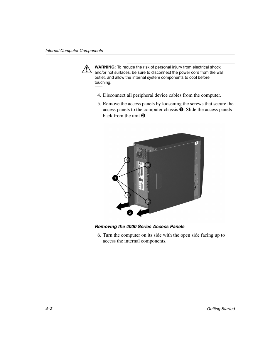 Compaq 6000 User Manual | Page 38 / 70