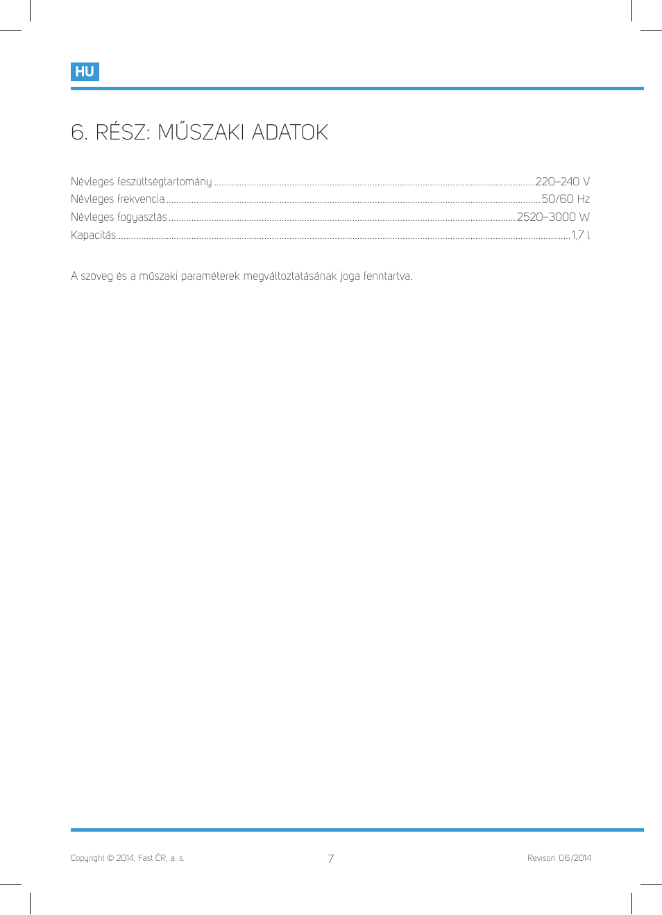 Rész: műszaki adatok | Philco PHWK 2012 User Manual | Page 36 / 48