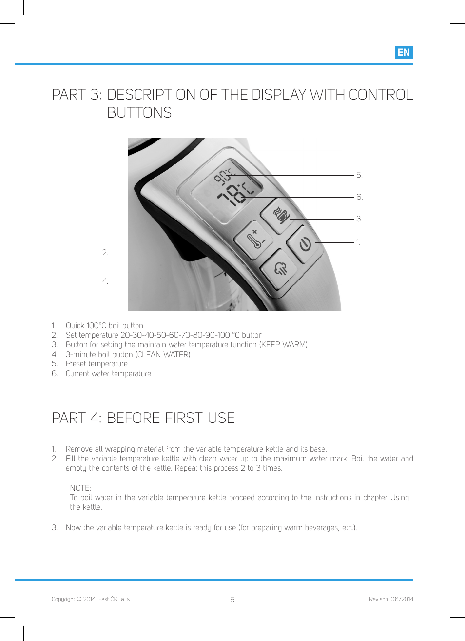 Part 4: before first use | Philco PHWK 2002 User Manual | Page 7 / 52