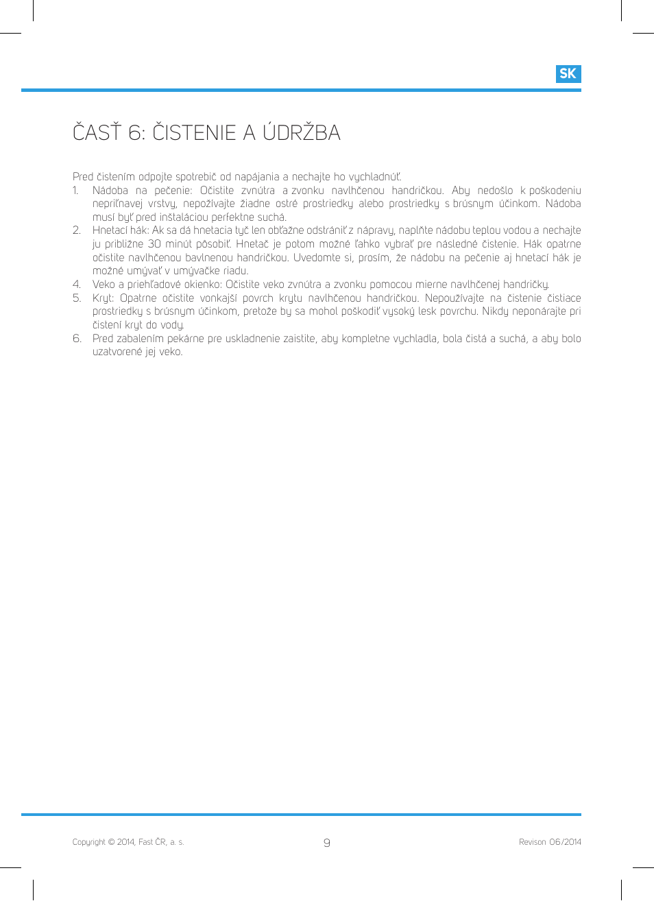 Časť 6: čistenie a údržba | Philco PHBM 7000 User Manual | Page 45 / 88