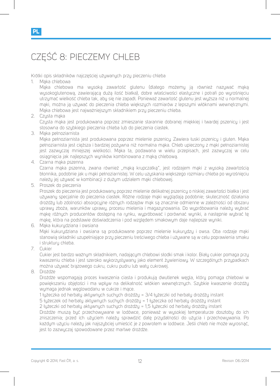 Część 8: pieczemy chleb | Philco PHBM 7000 User Manual | Page 82 / 88