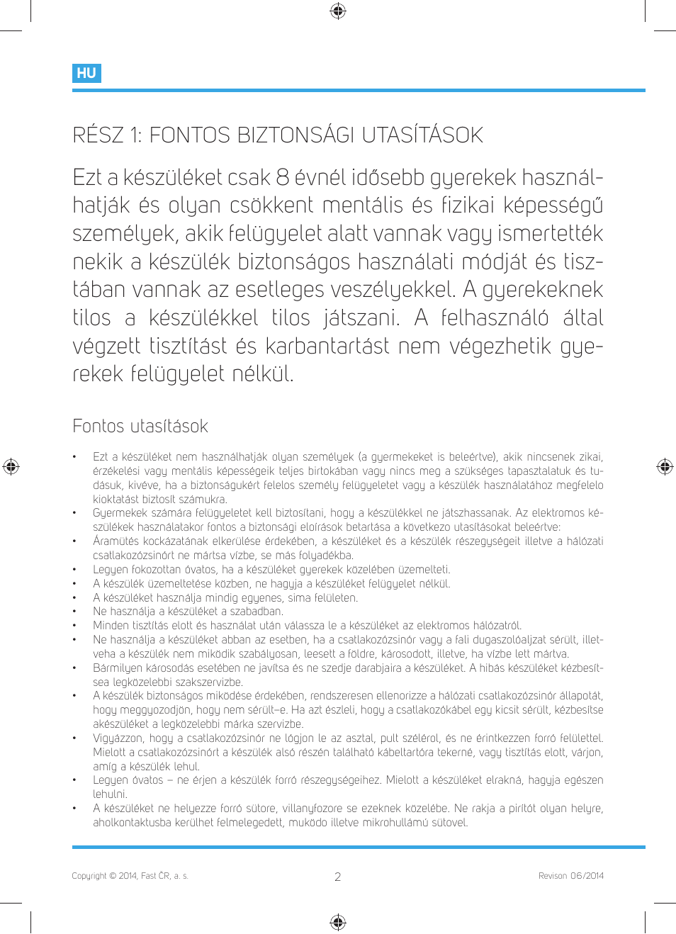 Rész 1: fontos biztonsági utasítások, Fontos utasítások | Philco PHTA 3000 User Manual | Page 28 / 42