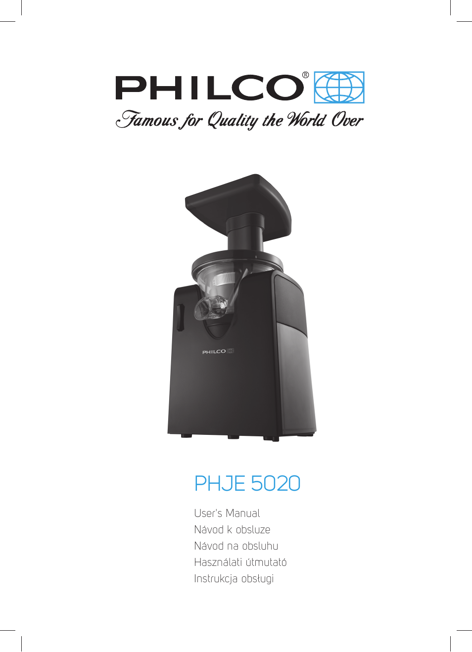 Philco PHJE 5020 User Manual | 60 pages