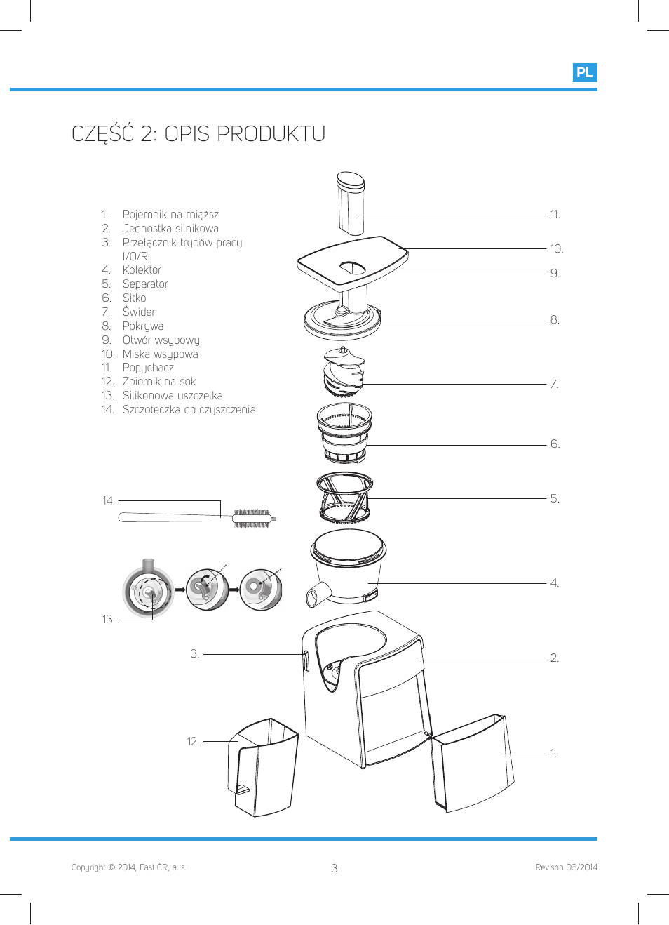 Część 2: opis produktu | Philco PHJE 5020 User Manual | Page 49 / 60