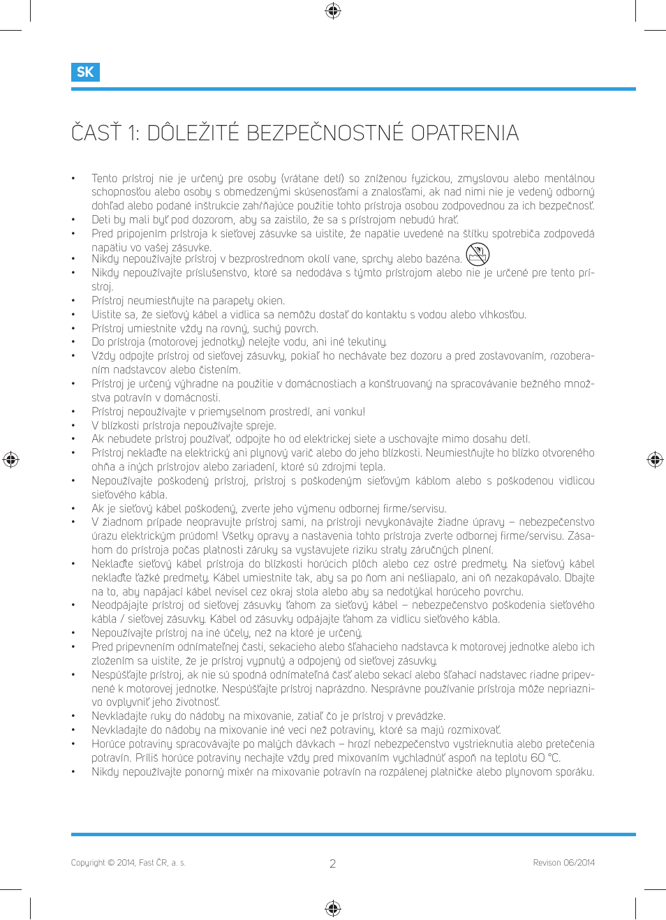 Časť 1: dôležité bezpečnostné opatrenia | Philco PHHB 6603 User Manual | Page 28 / 62