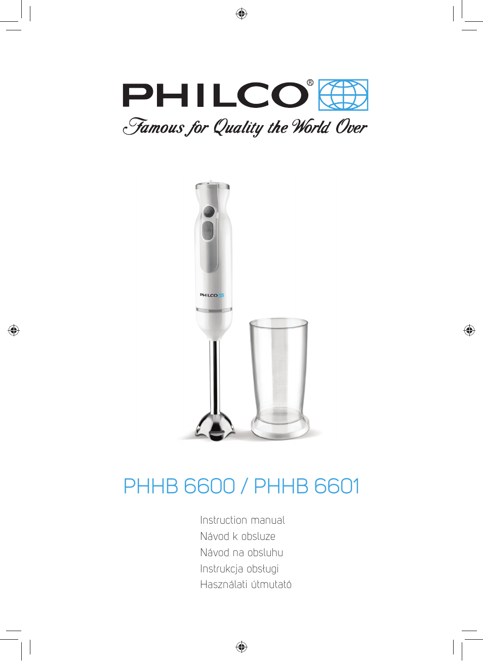 Philco PHHB 6601 User Manual | 44 pages