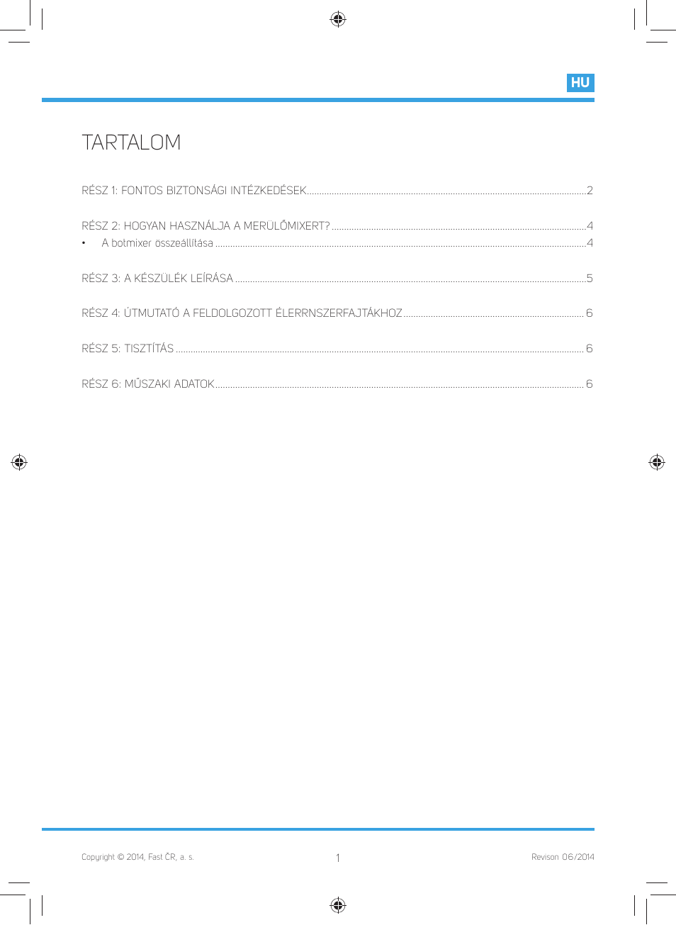 Tartalom | Philco PHHB 6601 User Manual | Page 27 / 44