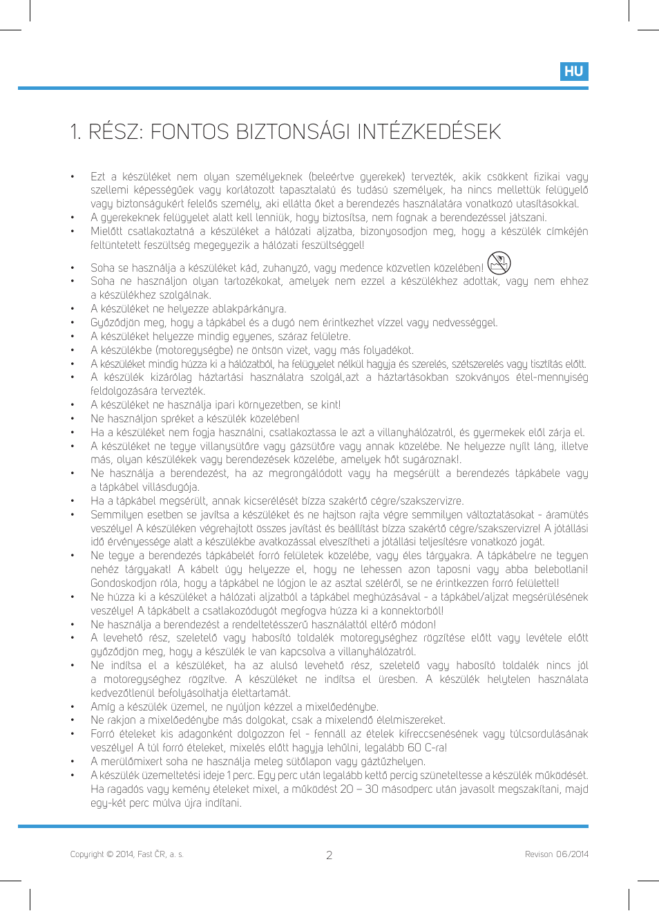 Rész: fontos biztonsági intézkedések | Philco PHHB 6611 User Manual | Page 31 / 48