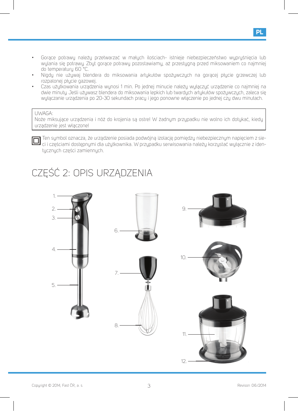 Część 2: opis urządzenia | Philco PHHB 6611 User Manual | Page 41 / 48