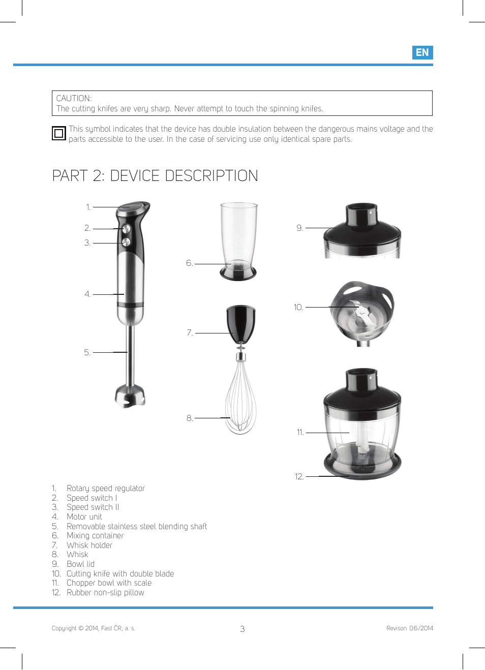 Part 2: device description | Philco PHHB 6611 User Manual | Page 5 / 48