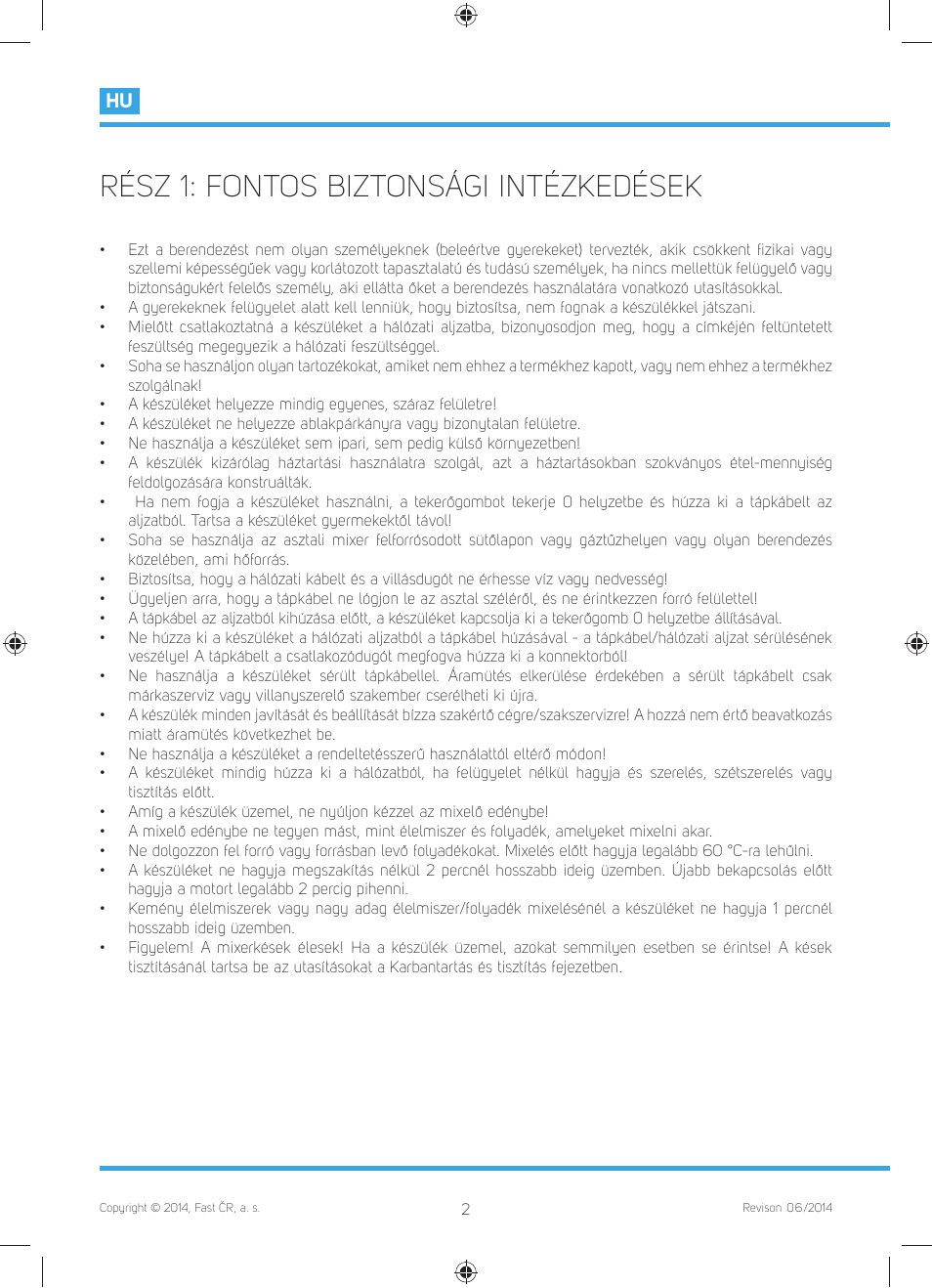 Rész 1: fontos biztonsági intézkedések | Philco PHTB 6001 User Manual | Page 28 / 42