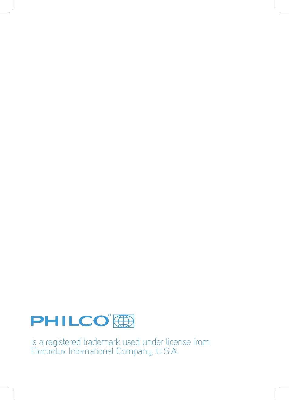 Philco PHFS 8000 User Manual | Page 40 / 40