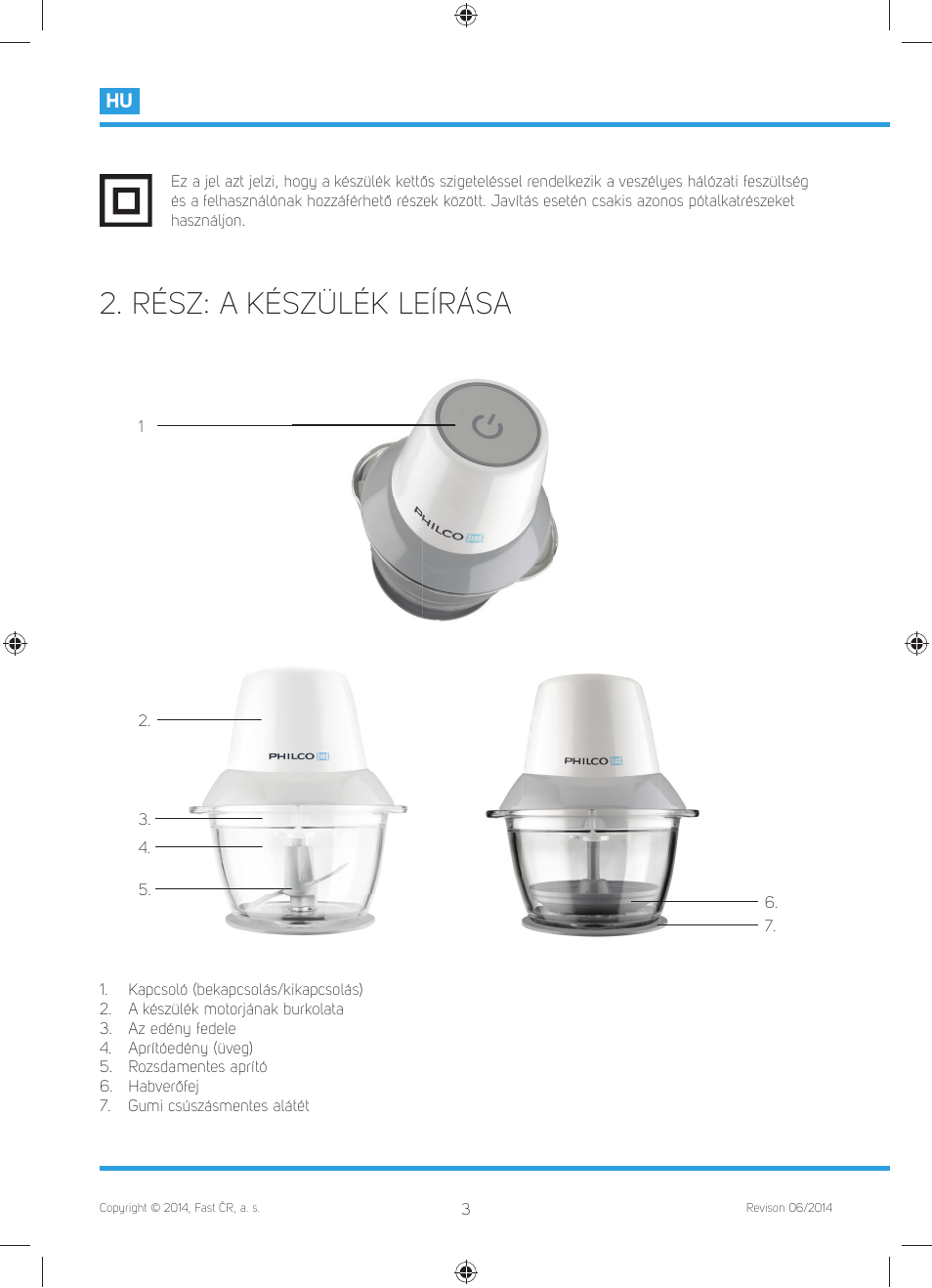 Rész: a készülék leírása | Philco PHHB 6900 User Manual | Page 26 / 38