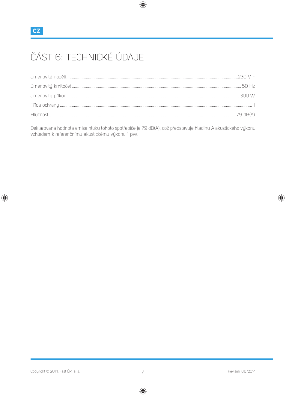 Část 6: technické údaje | Philco PHHM 6301 User Manual | Page 18 / 48