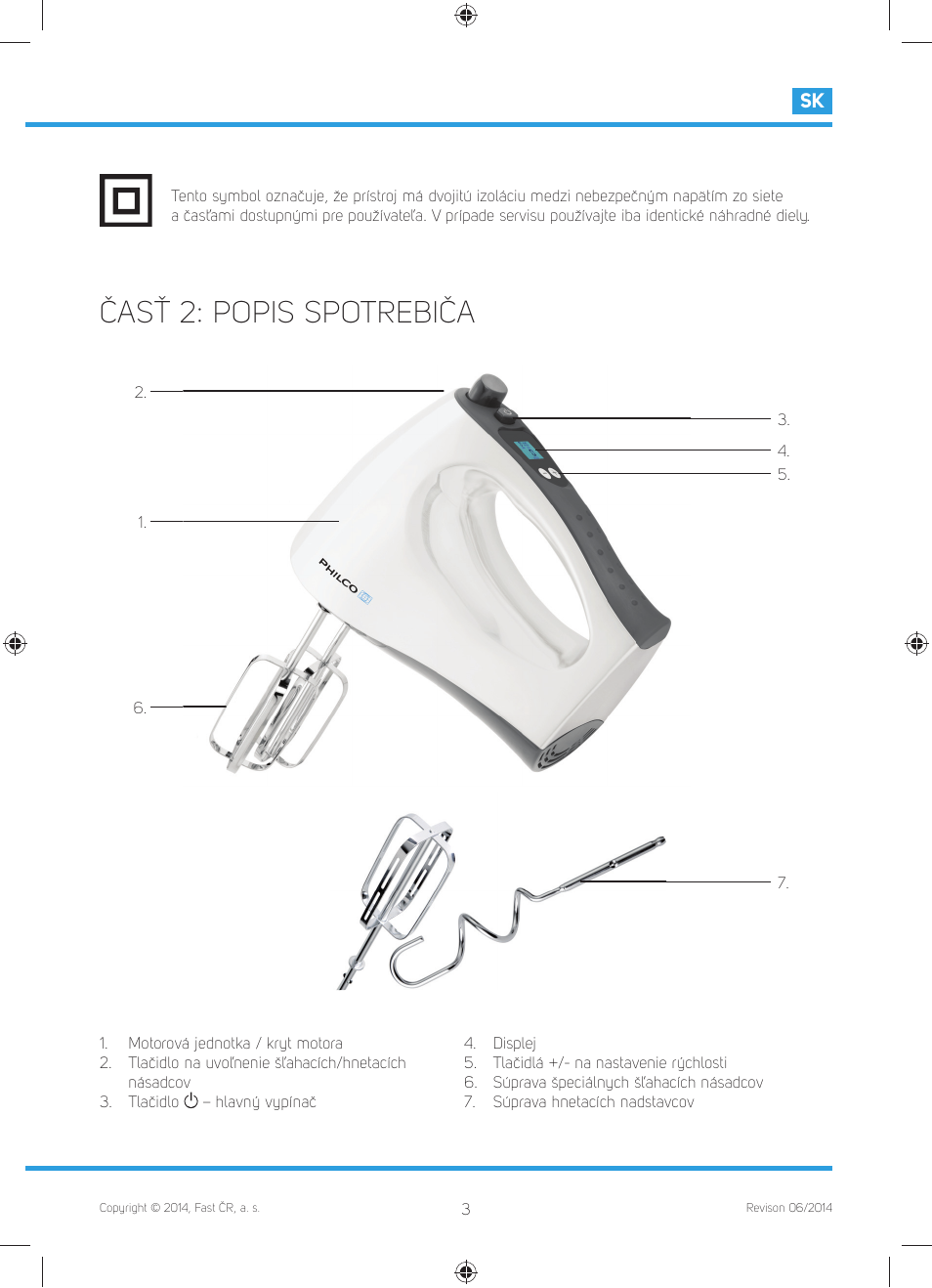 Časť 2: popis spotrebiča | Philco PHHM 6301 User Manual | Page 23 / 48