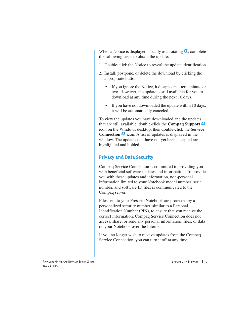 Compaq 1400 User Manual | Page 113 / 164