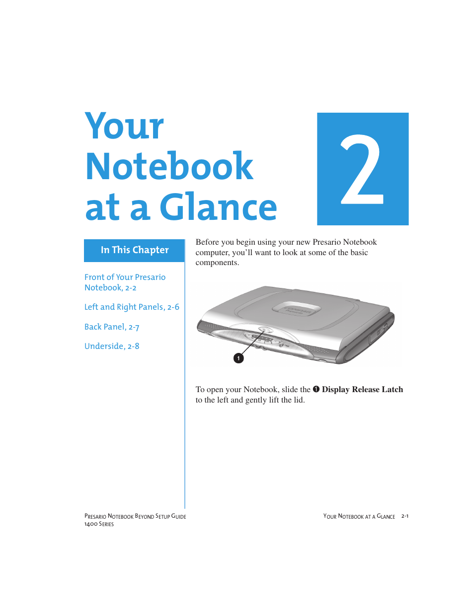 Compaq 1400 User Manual | Page 13 / 164