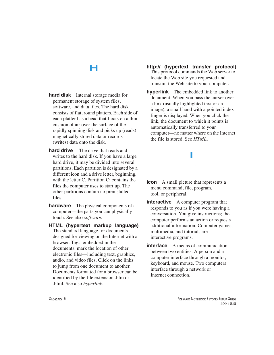 Compaq 1400 User Manual | Page 146 / 164